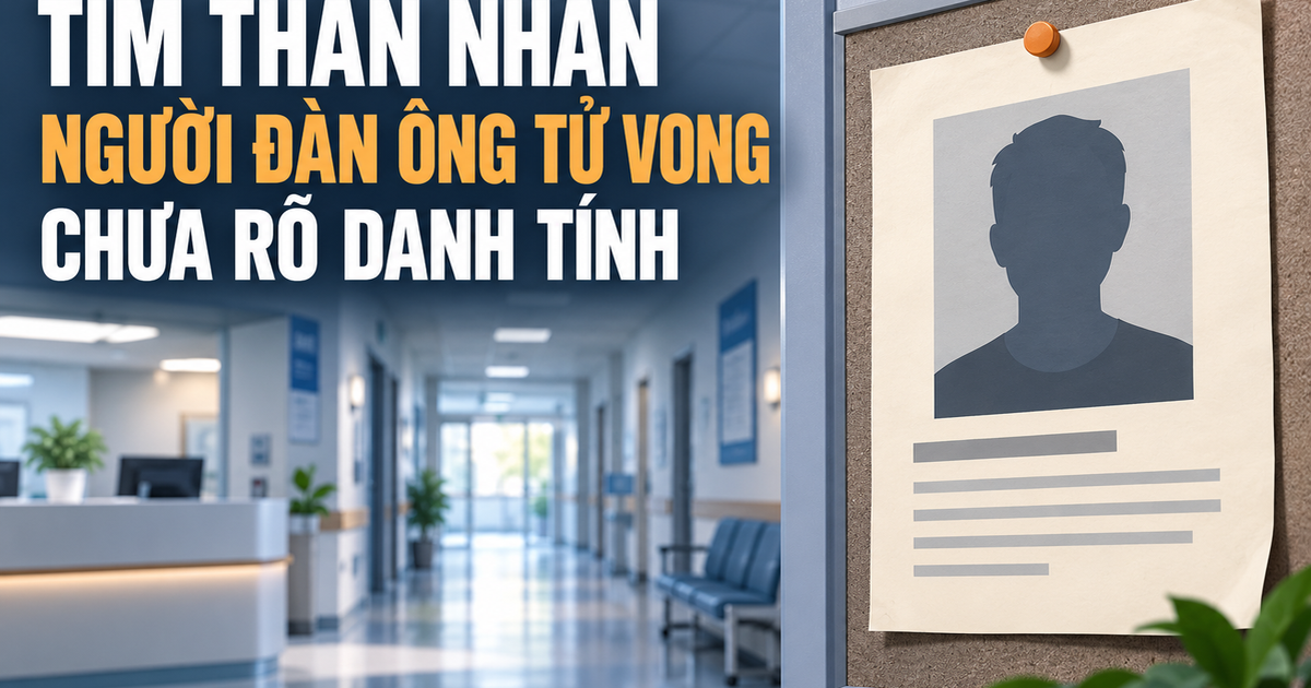 Tìm thân nhân người đàn ông tử vong tại Bệnh viện đa khoa Bình Phú