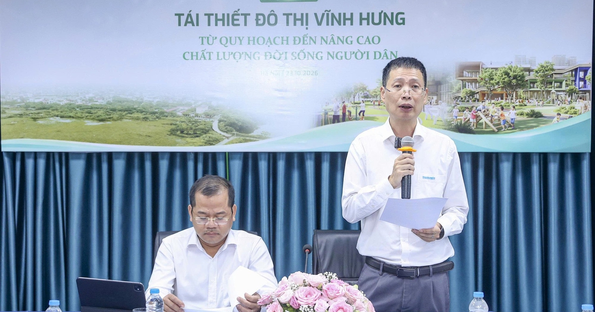 Tái thiết Vĩnh Hưng thành đô thị kiểu mẫu