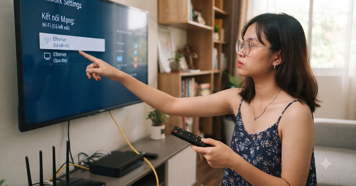 Nên kết nối Smart TV bằng Wi-Fi hay Ethernet?
