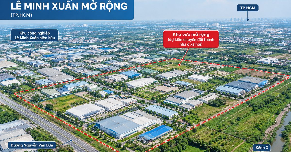 Chuyển khu công nghiệp Lê Minh Xuân làm nhà ở xã hội