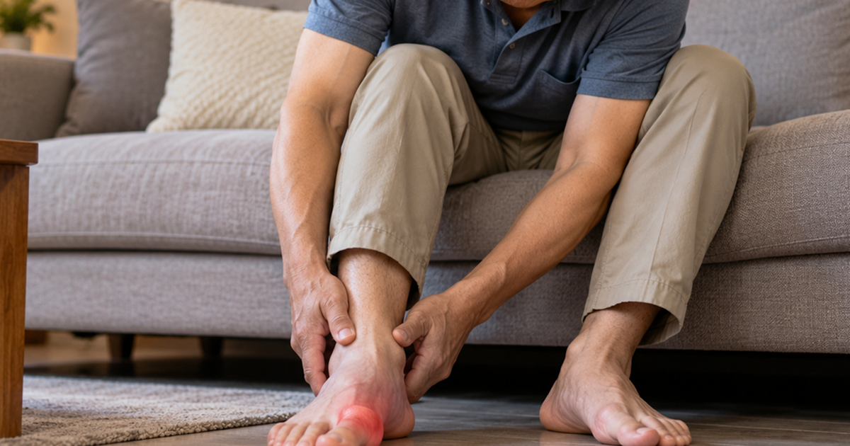 Sưng đau bàn chân đột ngột: 3 dấu hiệu cảnh báo cơn gout cấp