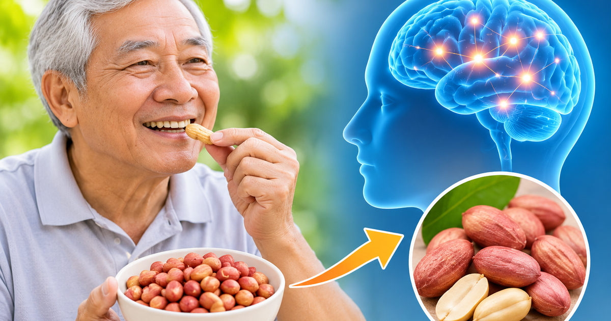 1 - 2 nắm đậu phộng rang mỗi ngày: Phát hiện lợi ích không ngờ