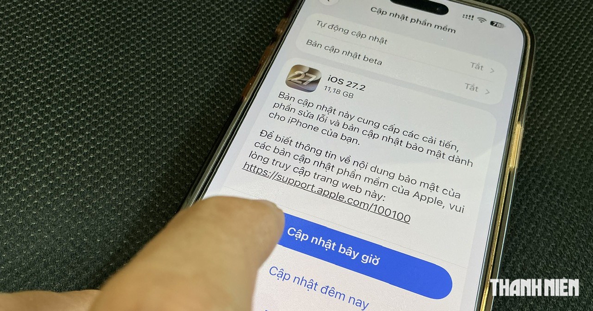 Apple đưa ra lý do người dùng iPhone cần cập nhật ngay iOS 27.2