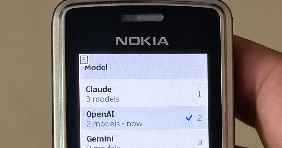 Nokia 6300 đời cũ bất ngờ chạy được ChatGPT