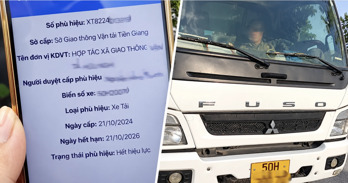 Phù hiệu hết hạn 8 ngày vẫn lưu thông: Tài xế, chủ xe bị phạt 28 triệu đồng