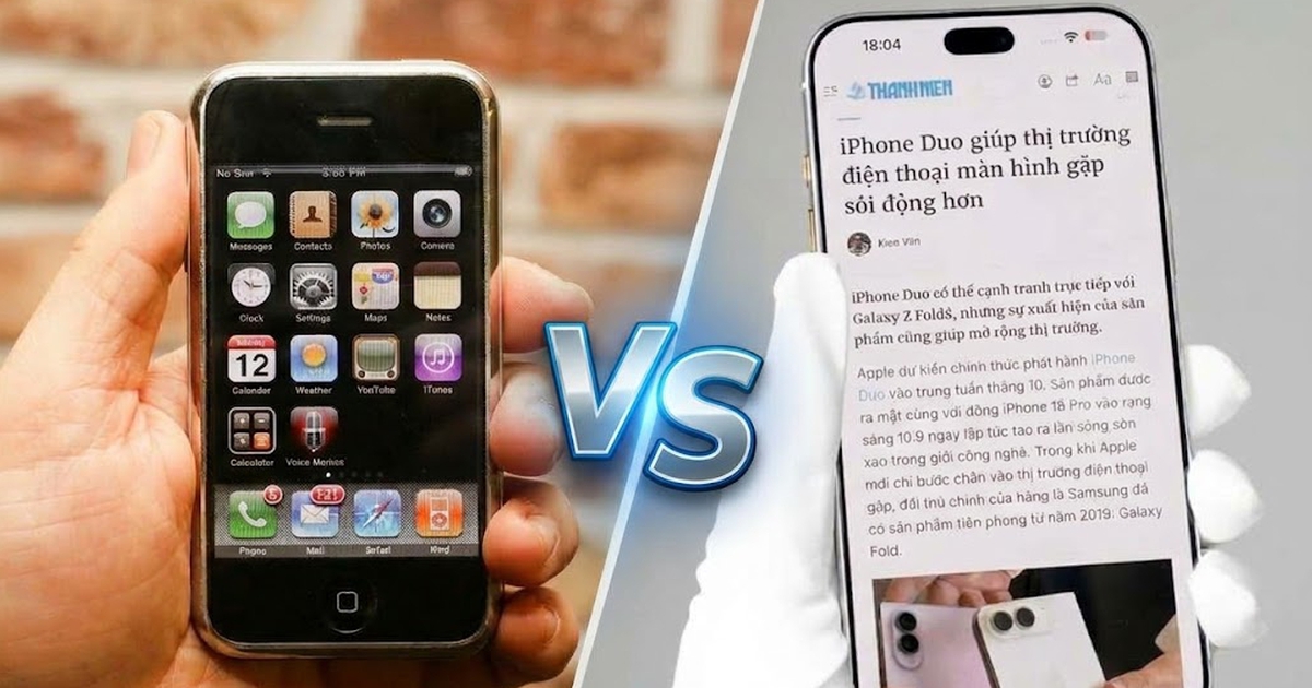 iPhone thay đổi ra sao sau gần 20 năm?