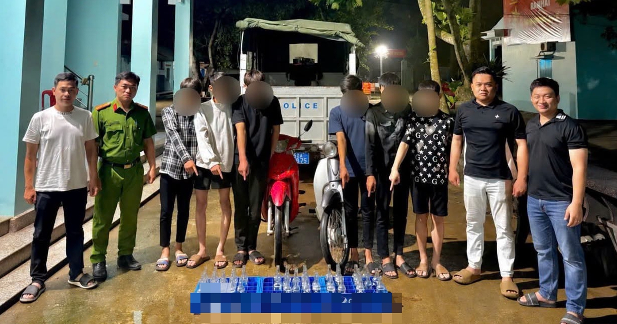 Công an làm rõ vụ 6 thanh thiếu niên ném vỏ chai thủy tinh trên quốc lộ 51