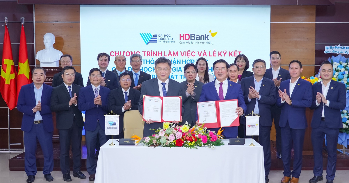 HDBank và ĐHQG TP.HCM hợp tác toàn diện, kết nối giáo dục, tài chính và công nghệ