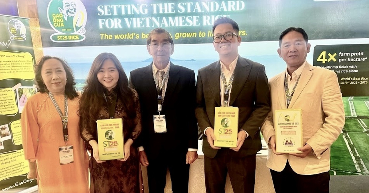 Gạo Ông Cua ST25 giành ngôi á quân cuộc thi Gạo ngon nhất thế giới 2026