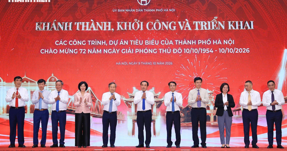 Hà Nội khởi công hàng loạt dự án trọng điểm dịp 10.10