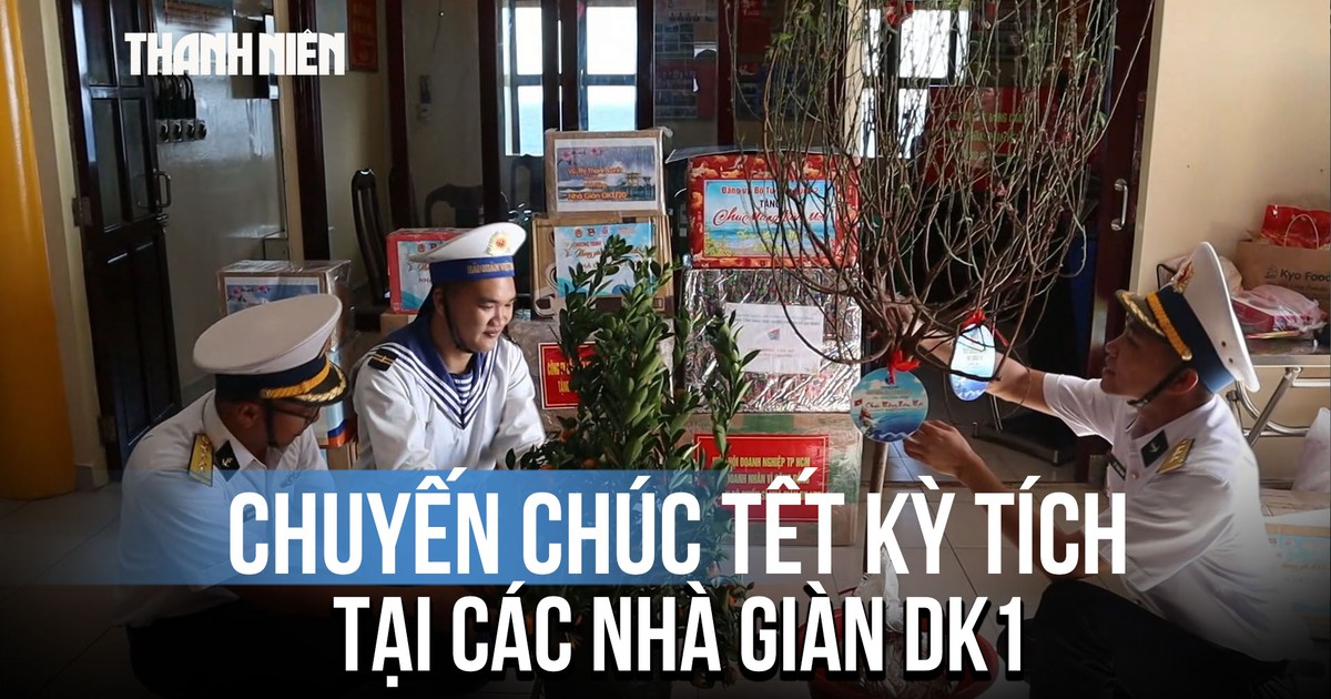 Mang xuân từ đất liền đến các nhà giàn DK1