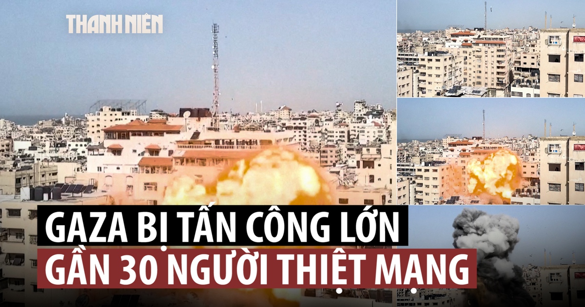 Israel tung đợt tấn công dữ dội nhất vào Gaza sau nhiều tuần