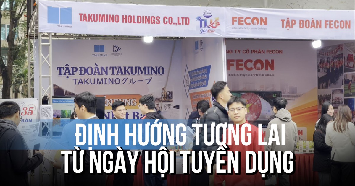 Định hướng tương lai từ Ngày hội tuyển dụng