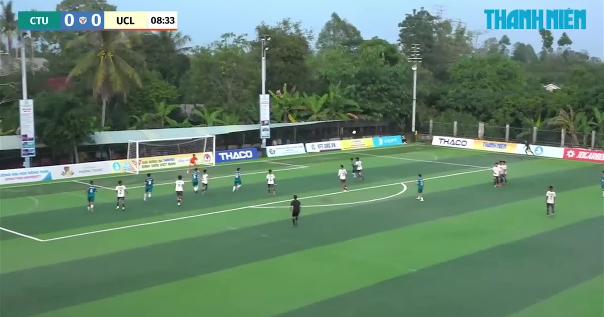 Highlight ĐH Cần Thơ (CTU) 0-1 Trường ĐH Cửu Long (UCL): Những cơ hội bị bỏ lỡ