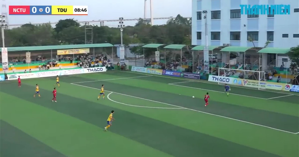 Highlight Trường ĐH Nam Cần Thơ (DNC) 1-1 Trường ĐH Tây Đô (TDU): Chia điểm kịch tính
