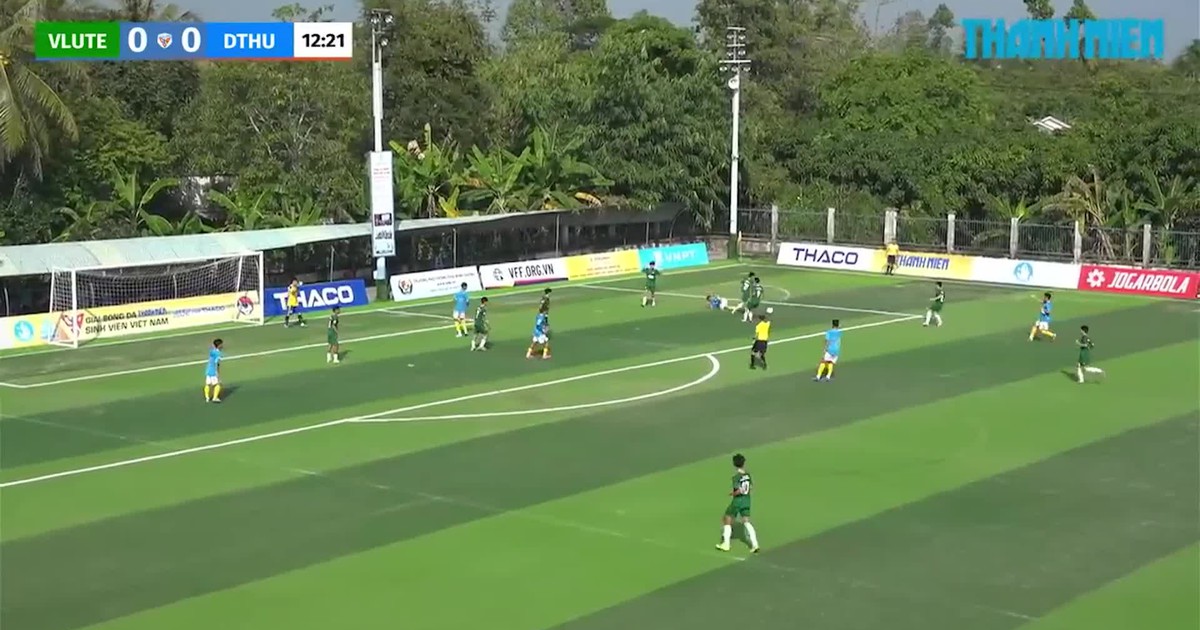 Highlight Trường ĐH Sư phạm Kỹ thuật Vĩnh Long (VLUTE) 0-1 Trường ĐH Đồng Tháp (DTHU): Nỗ lực được đền đáp