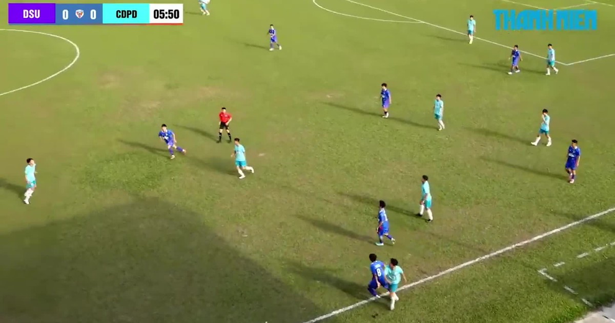 Highlight Trường ĐH TDTT Đà Nẵng (DSU) 2-0 Trường CĐ Phương Đông Đà Nẵng (CDPD): Vững ngôi đầu bảng