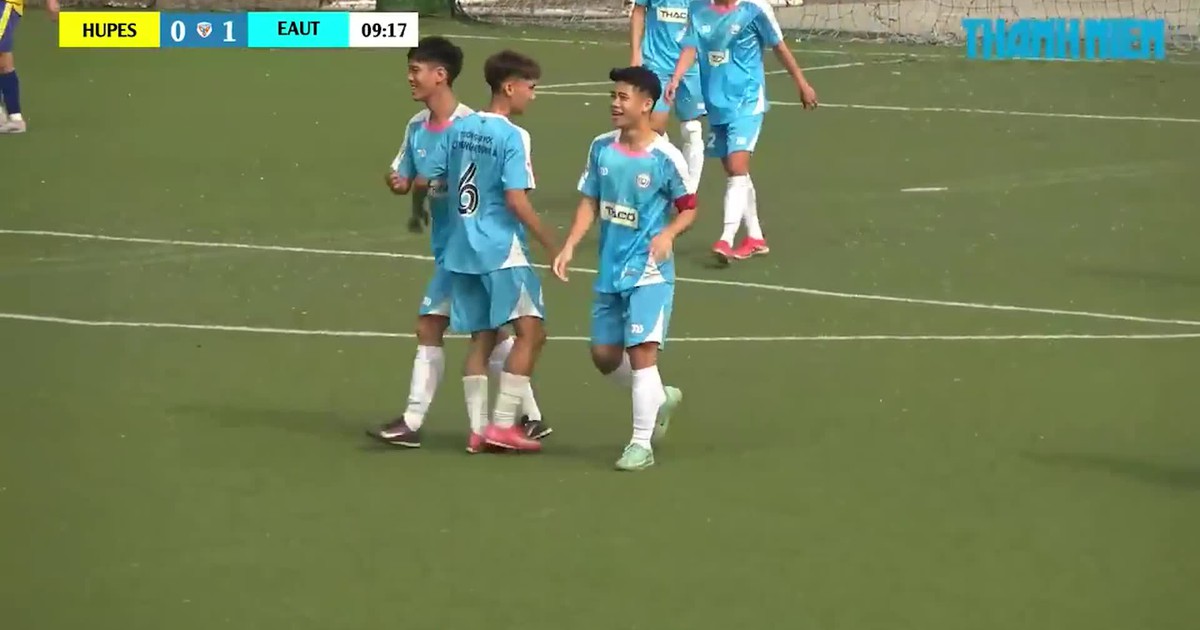 Highlight Trường  ĐH Sư phạm TDTT Hà Nội (HUPES) 4-1 Trường ĐH Công nghệ Đông Á (EAUT): Poker của Việt Hoàng