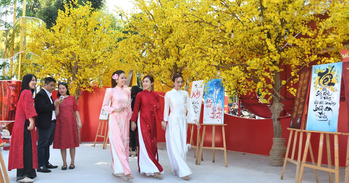 Đường mai và dàn linh vật ngựa năm nay đẹp cỡ nào?