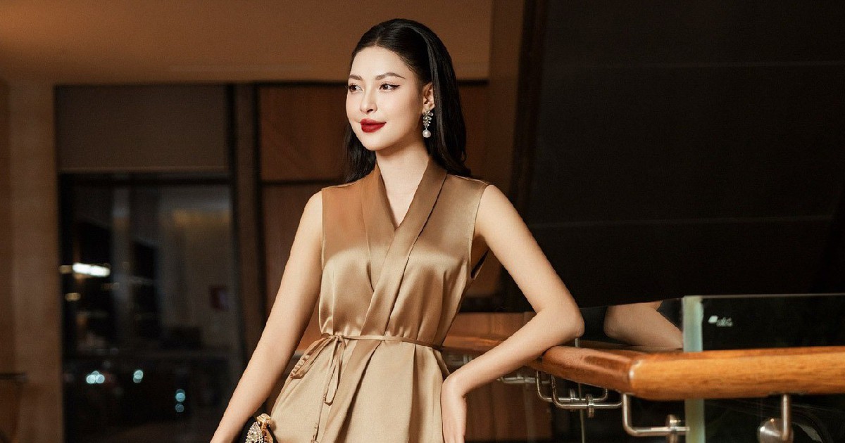 Diện váy lụa đón tết, khi sự sang trọng lên ngôi