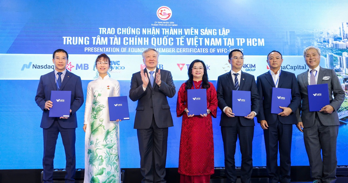 Lộ diện thành viên sáng lập Trung tâm Tài chính Quốc tế tại TP.HCM