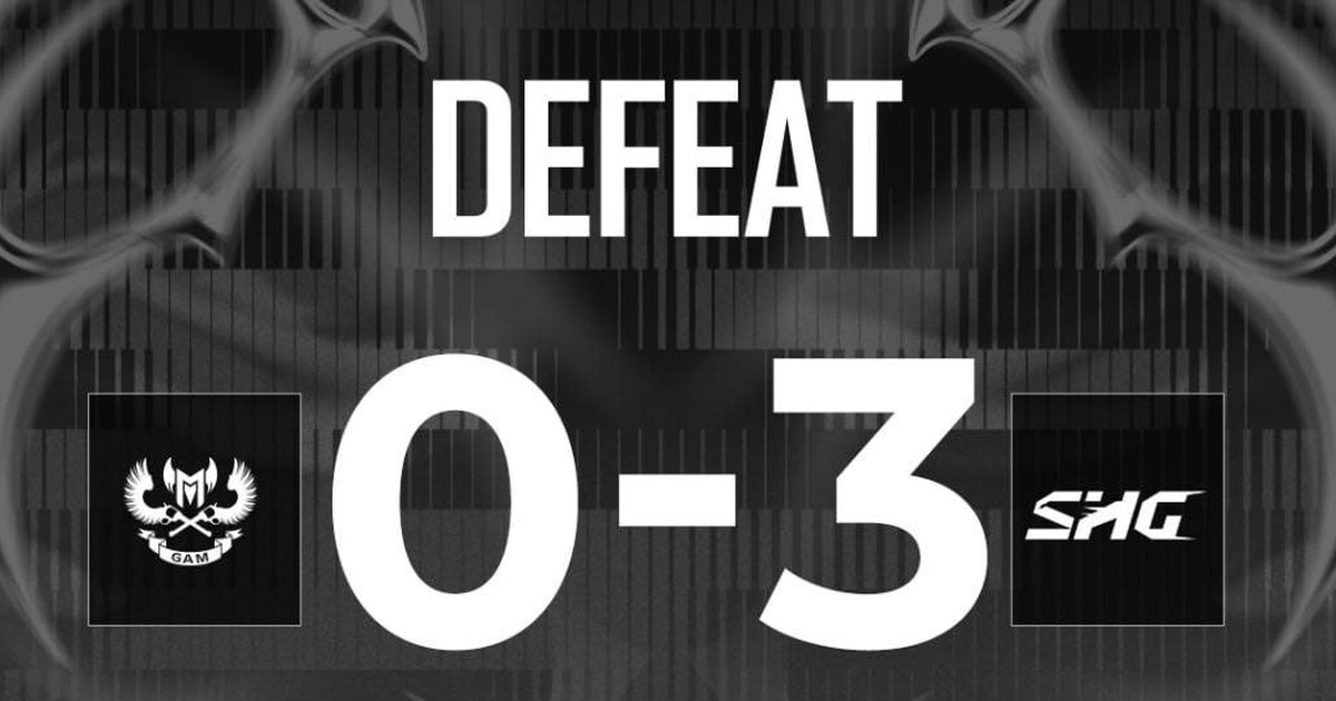 Từ lợi thế đến sụp đổ: GAM gục ngã 0-3 trước SHG