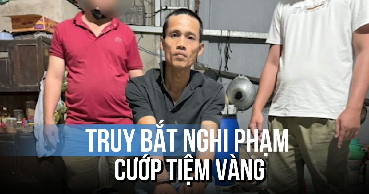 5 giờ phá án, bắt nghi phạm cướp tiệm vàng