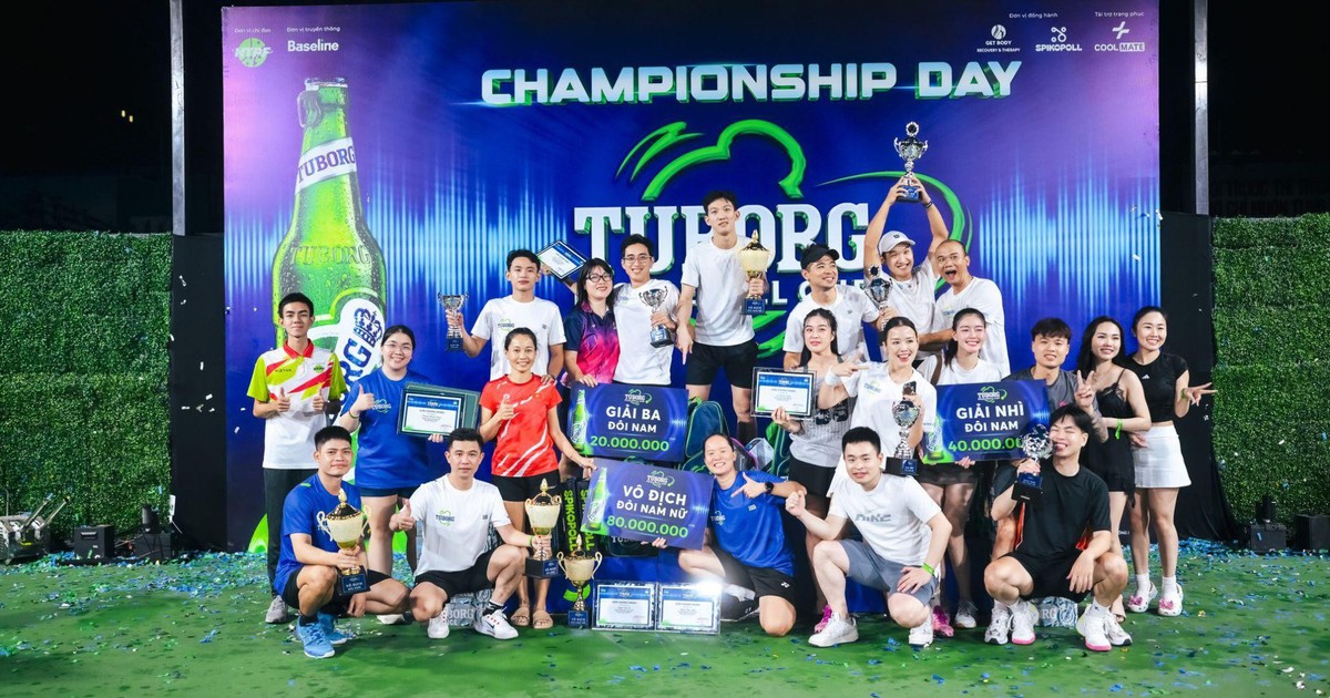 Lộ diện hai đội 'lên ngôi' trong đêm chung kết Tuborg Pickleball FINAL Championship