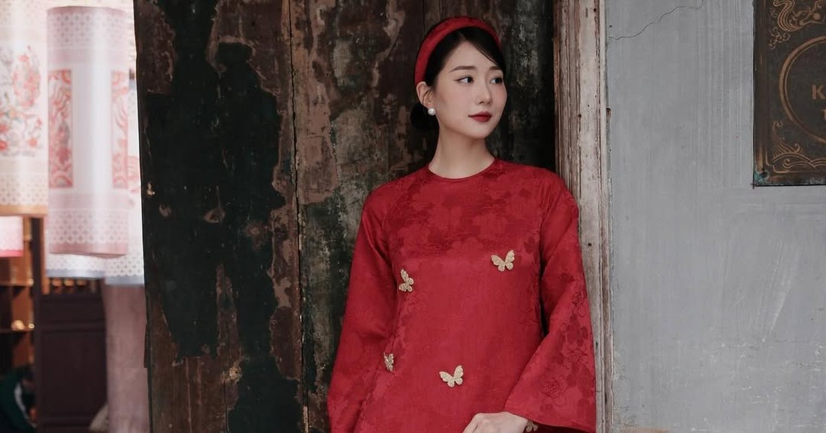 Nâng tầm khí chất cổ điển ngày tết với băng đô đỏ