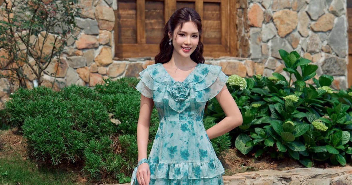 Váy tầng, dịu dàng cho những ngày đầu xuân năm mới