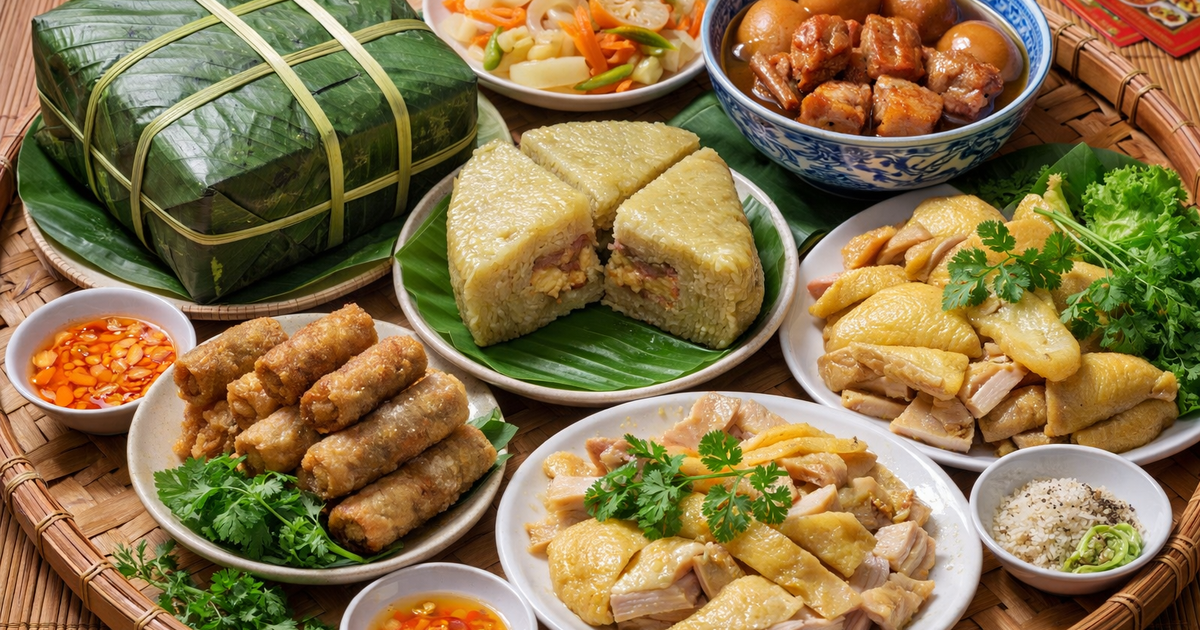 Món ăn ngày tết: Ăn sao không nổi mụn, nóng người?