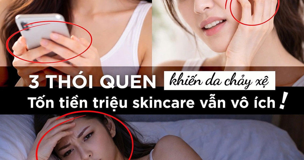 Tốn tiền triệu skincare vẫn vô ích: 3 thói quen 'hủy diệt' khiến da chảy xệ