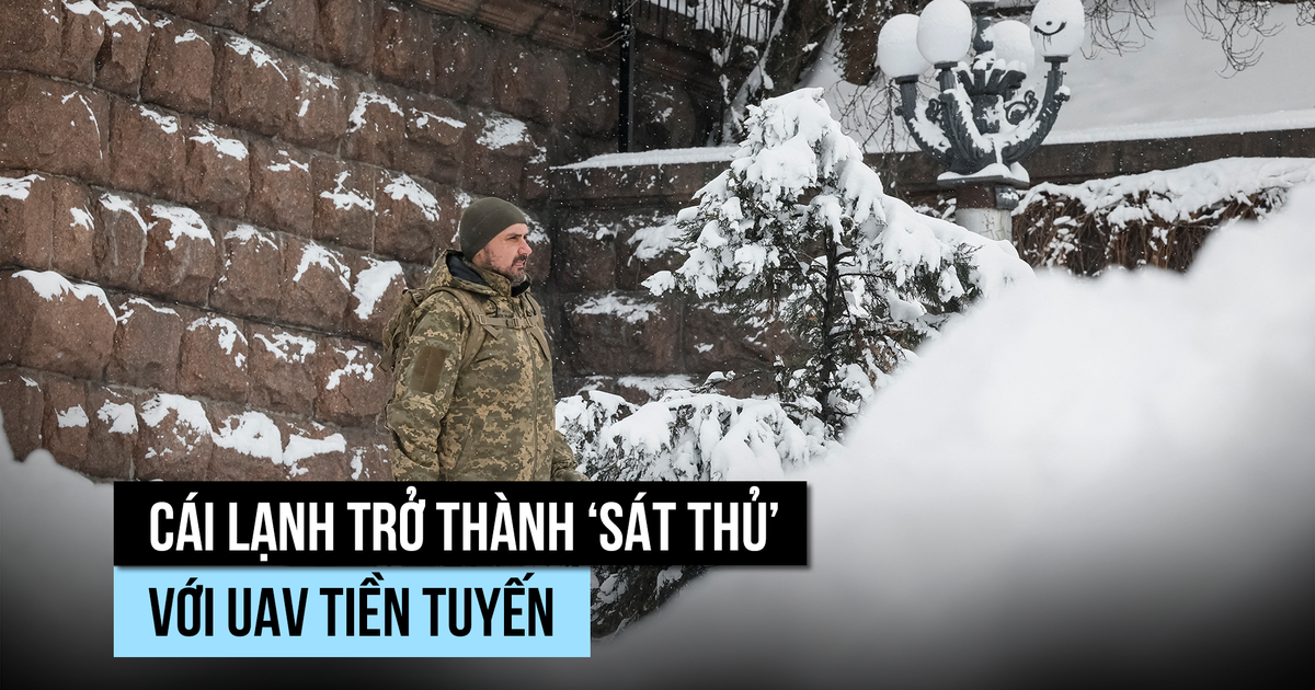 'Khắc tinh' của UAV trên tiền tuyến Ukraine trong mùa đông
