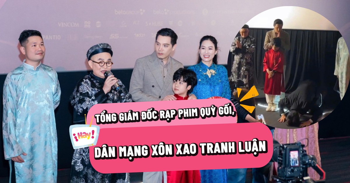 Tổng giám đốc Lotte quỳ lạy khán giả giữa rạp, dân mạng tranh luận sôi nổi