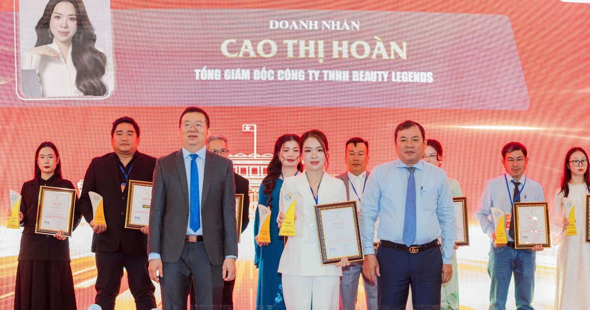 CEO Cao Thị Hoàn đạt giải thưởng Nhà lãnh đạo doanh nghiệp giỏi 2026