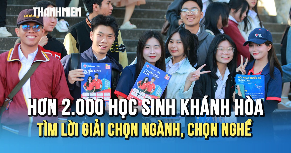 Tư vấn mùa thi 2026: Hơn 2.000 học sinh Khánh Hòa tìm lời giải chọn ngành, chọn nghề
