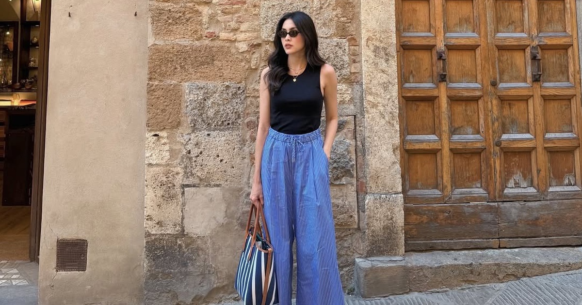 Duyên dáng đầu xuân cùng trang phục màu xanh cô ban