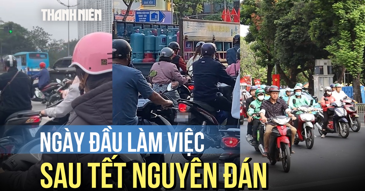 Người dân trở lại công việc sau Tết, các đô thị lớn sôi động trở lại