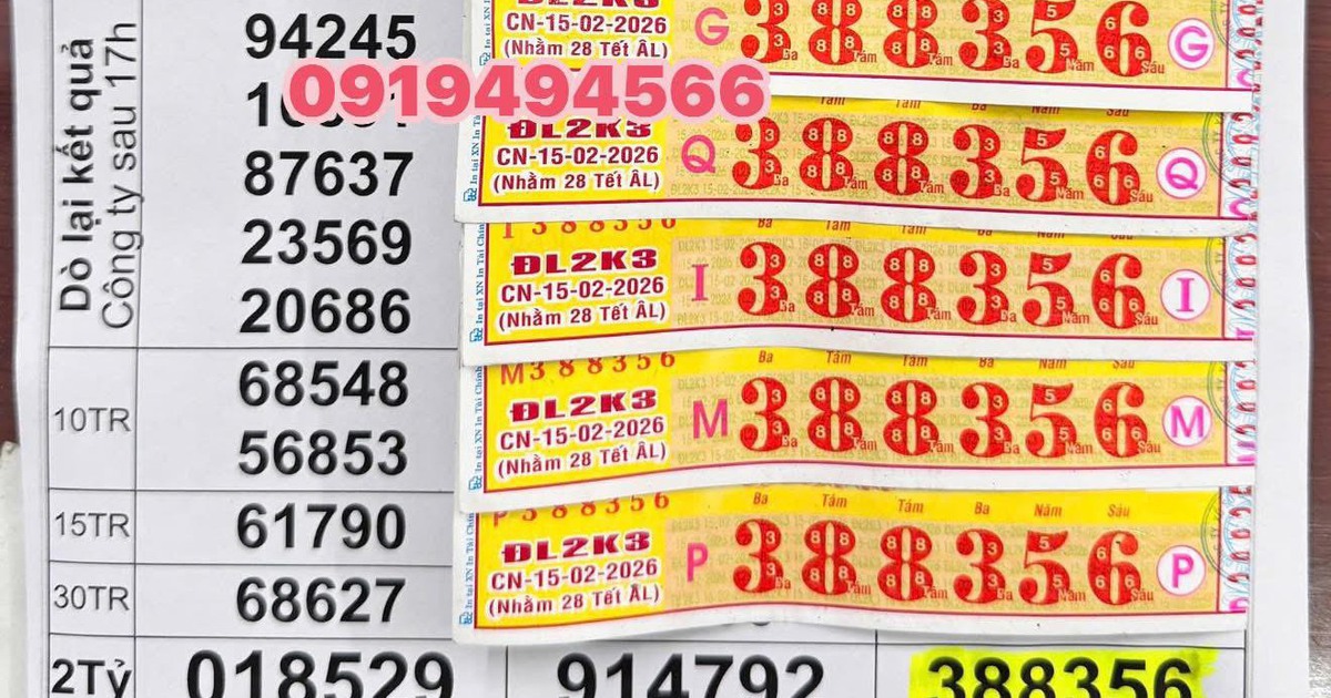 Xổ số miền Nam: Khách Vĩnh Long trúng 12 tỉ đồng, lập tức gửi tiết kiệm