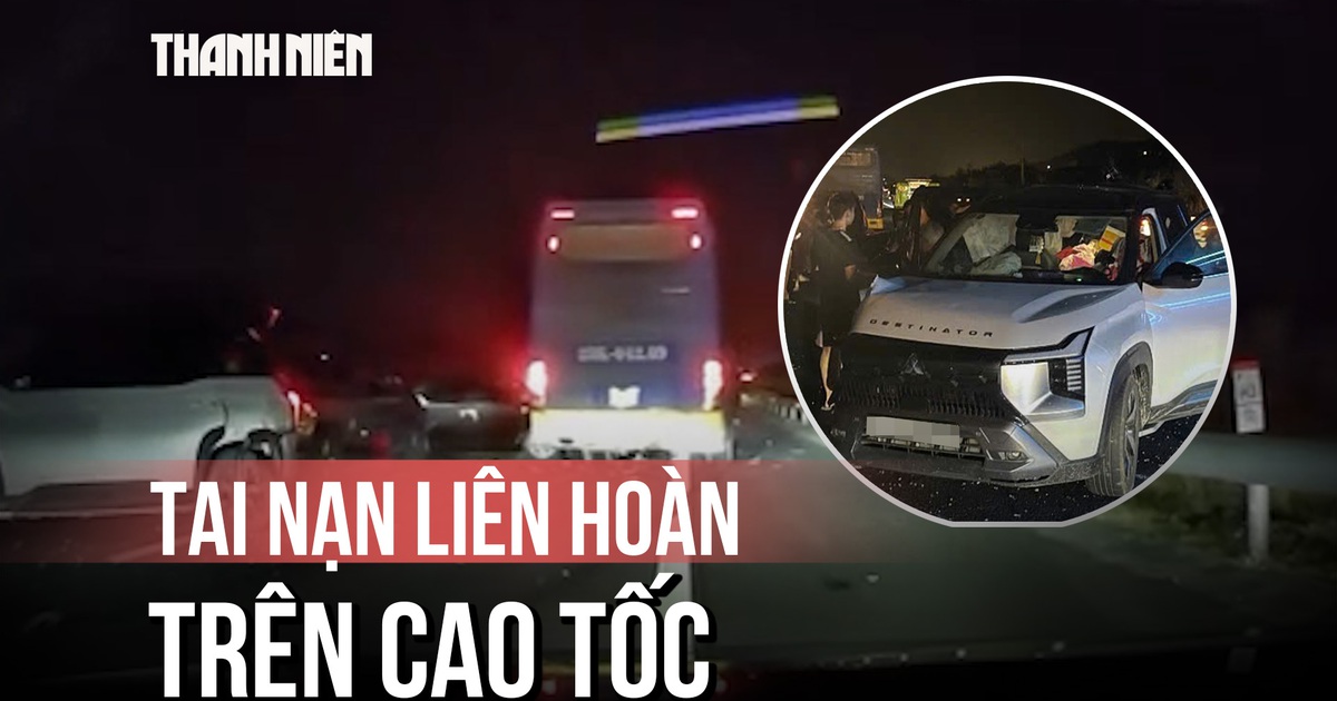 Kinh hoàng vụ tai nạn liên hoàn trên cao tốc Phan Thiết – Dầu Giây