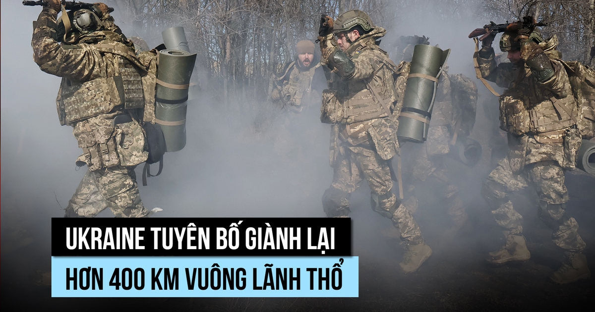 Ukraine nói giành lại 400 km vuông lãnh thổ khi xung đột vượt mốc 4 năm
