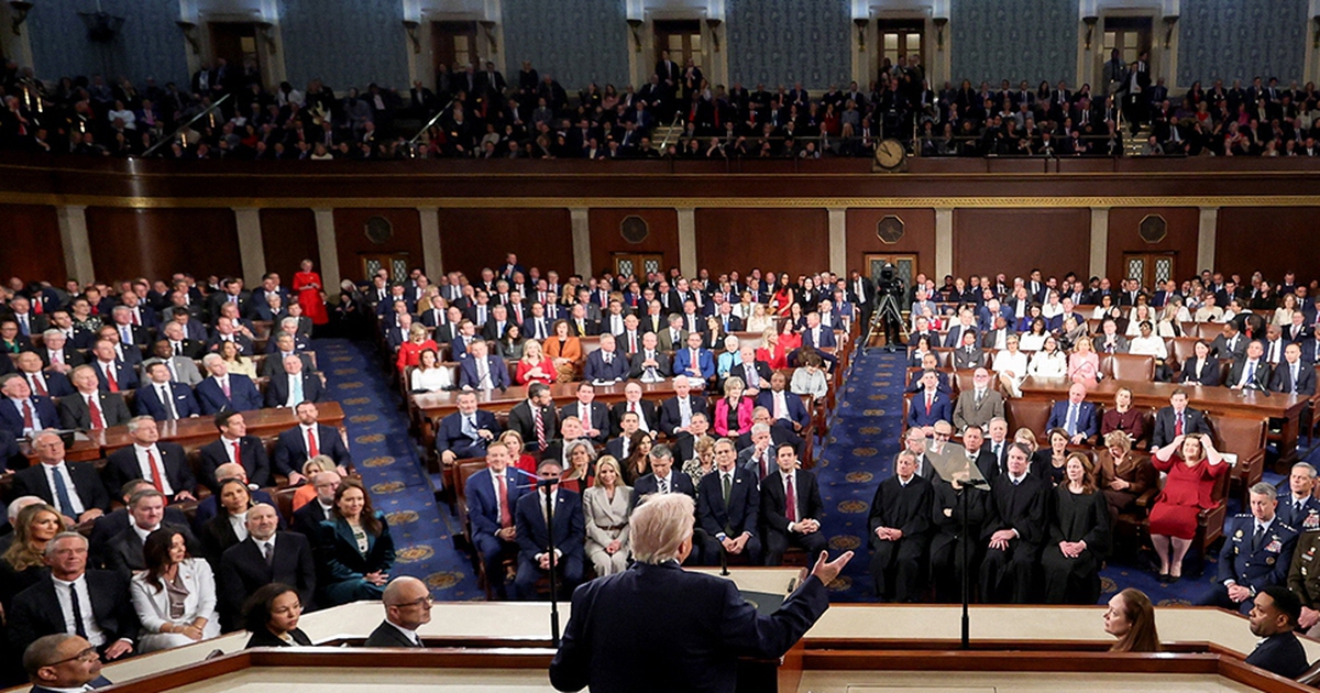 Thông điệp liên bang dài kỷ lục của Tổng thống Trump