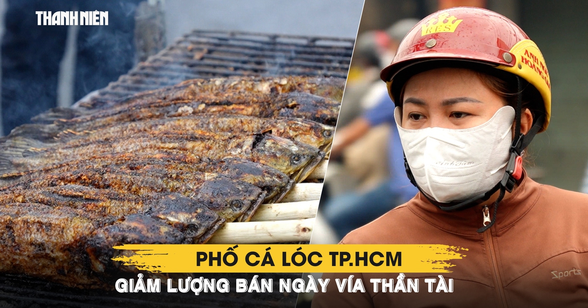 Ngày vía thần tài, phố cá lóc TP.HCM giảm lượng bán: ‘Như mọi năm là kẹt xe rồi’