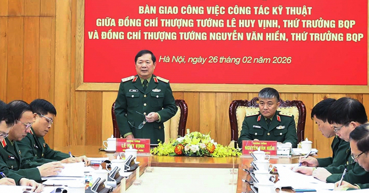 2 thượng tướng bàn giao công việc quan trọng trong quân đội