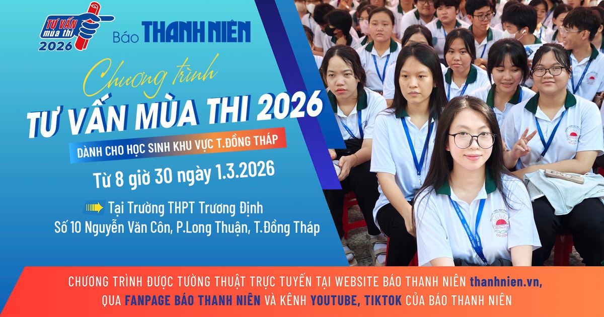 Chương trình Tư vấn mùa thi 2026 tại khu vực tỉnh Đồng Tháp