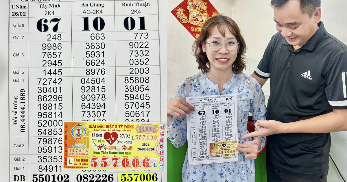 Vợ chồng miền Tây cầm vé trúng độc đắc ngày Thần tài: Sự thật bất ngờ