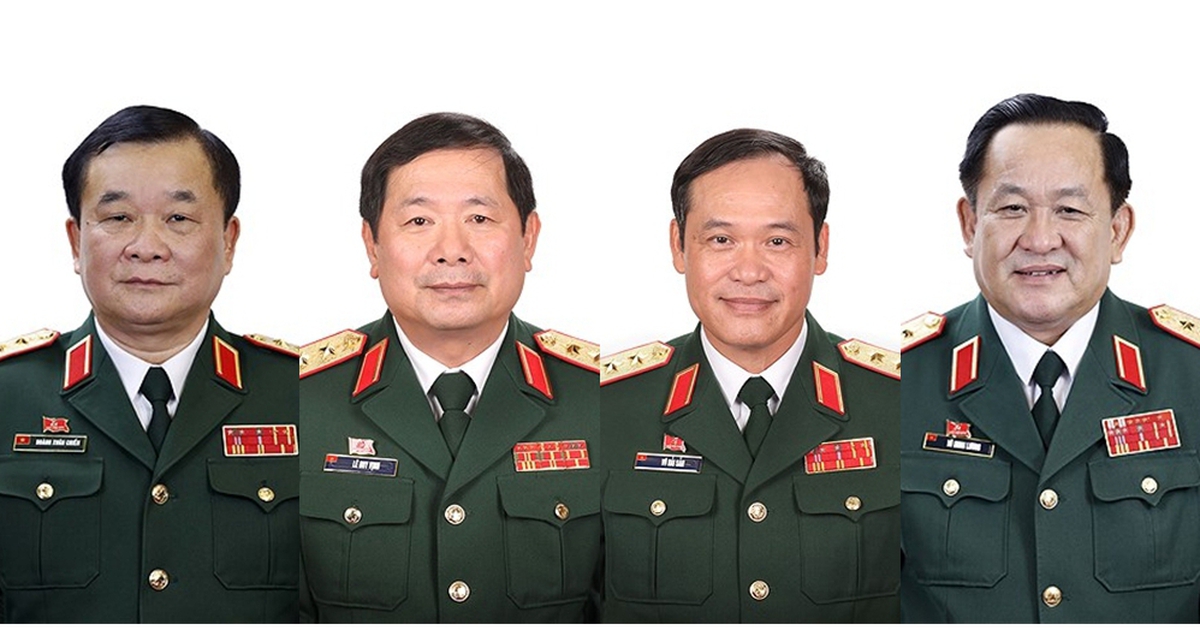 4 Thứ trưởng Bộ Quốc phòng nghỉ hưu từ 1.3.2026