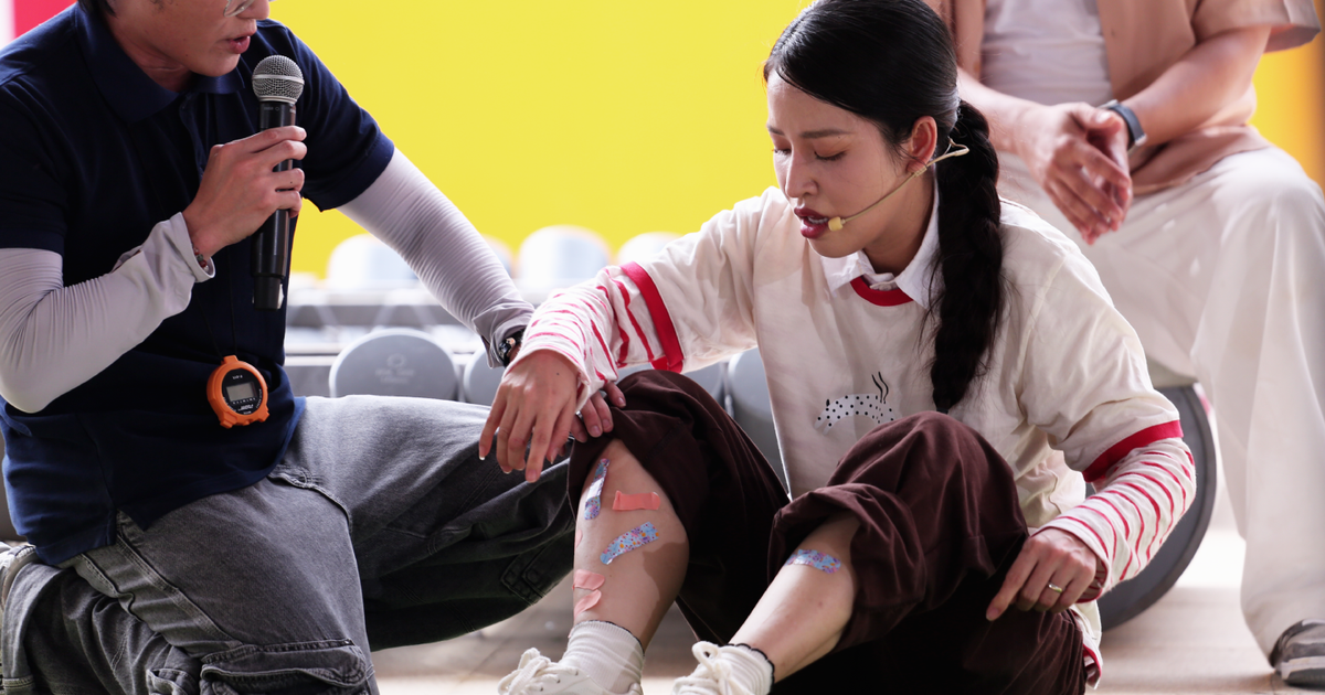 Puka gặp chấn thương trong show thực tế