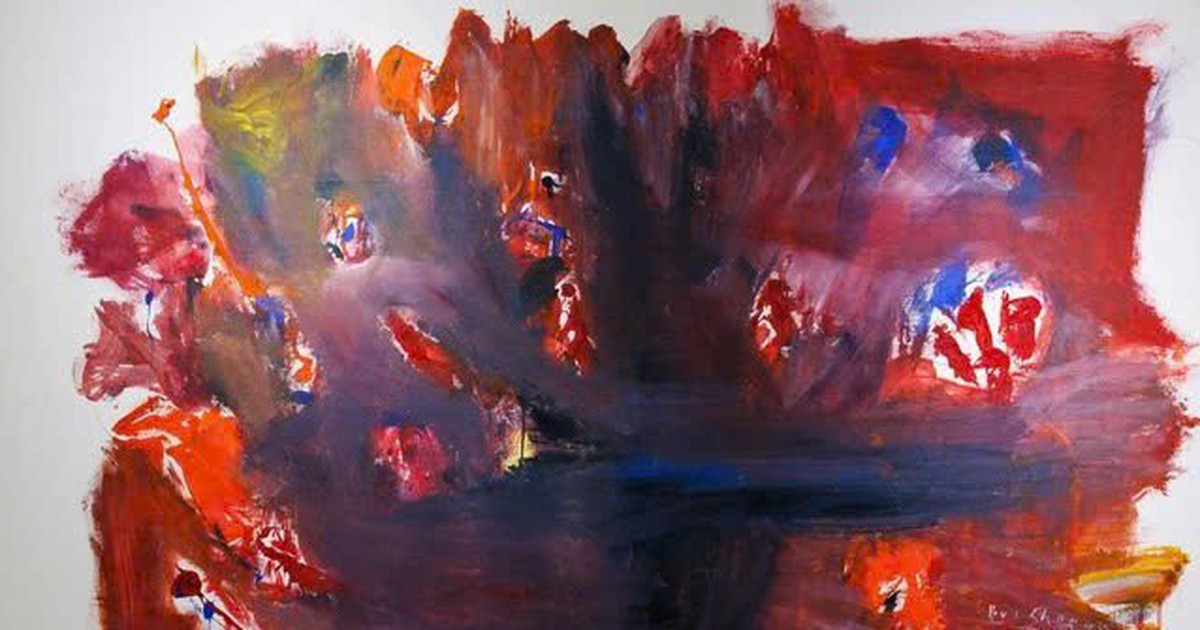 'Bảy tám năm': Độc đáo với tranh 'tự tan rã' của nghệ sĩ Bùi Chát