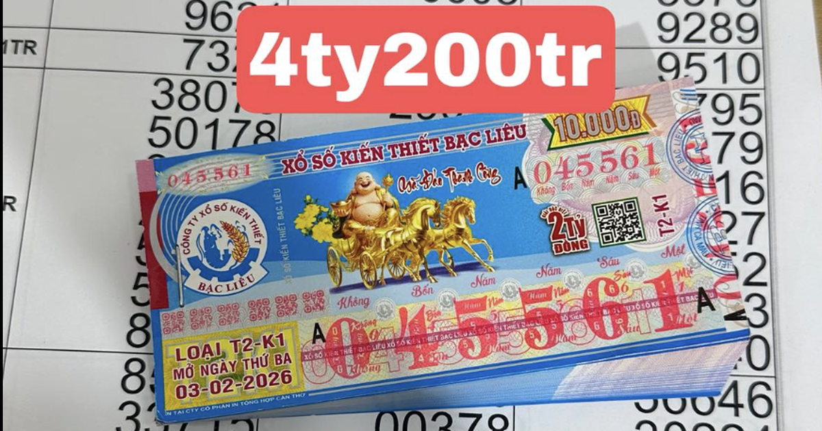 Mua 140 tờ xổ số miền Nam bất ngờ... trúng hết, một người lãnh 4,2 tỉ